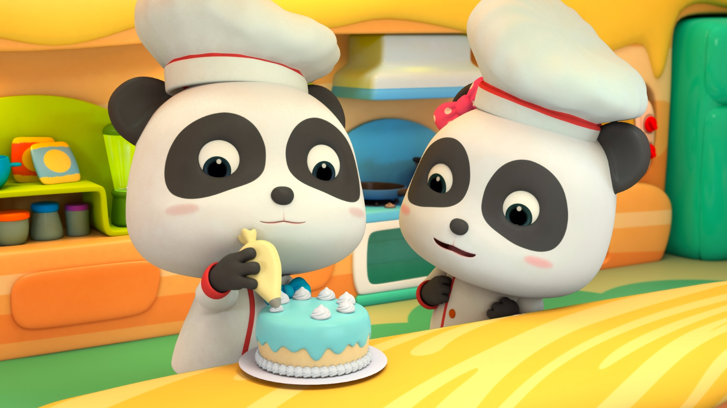 宝宝巴士启蒙音乐剧—跟着蛋糕厨师,一起来做好看又好吃的蛋糕