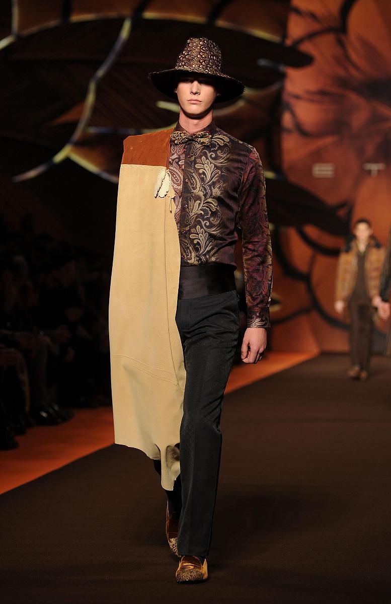 2012年1月16日,米兰,2012米兰男装周(秋冬):etro 品牌秀场.***_***mil