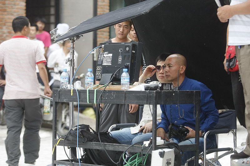 2011年9月3日,北京,电影《逆战》关机.林超贤+++_+++电影,逆战,北京,