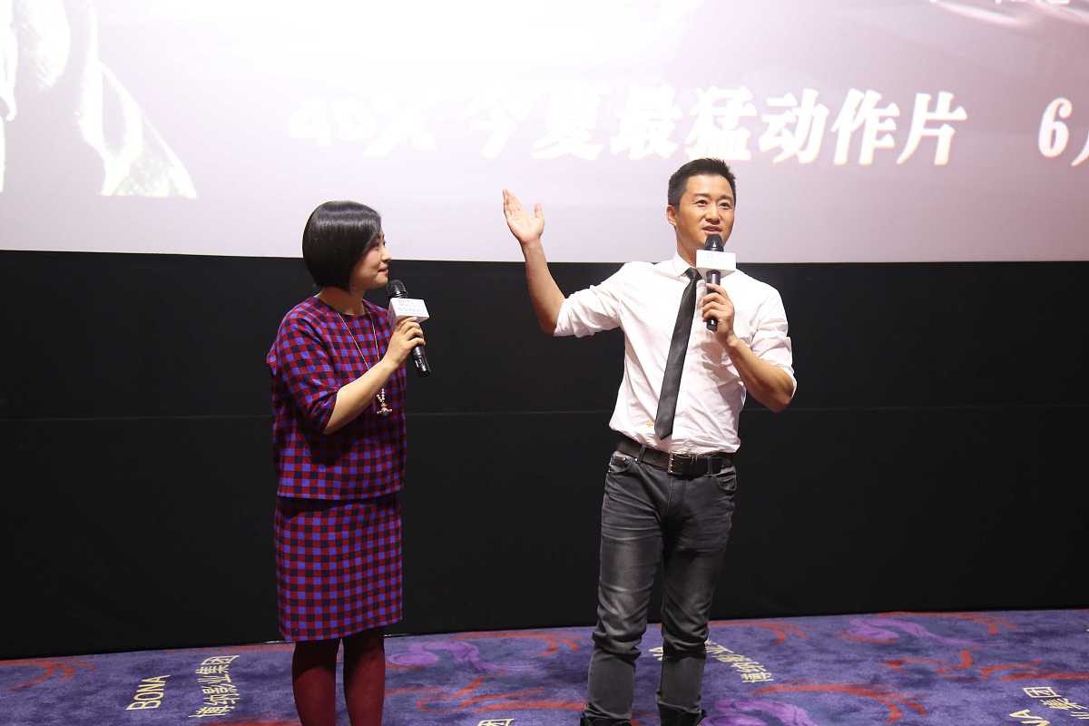 2015年06月06日,广东省深圳市,吴京出席电影《杀破狼2》在深圳的宣传.