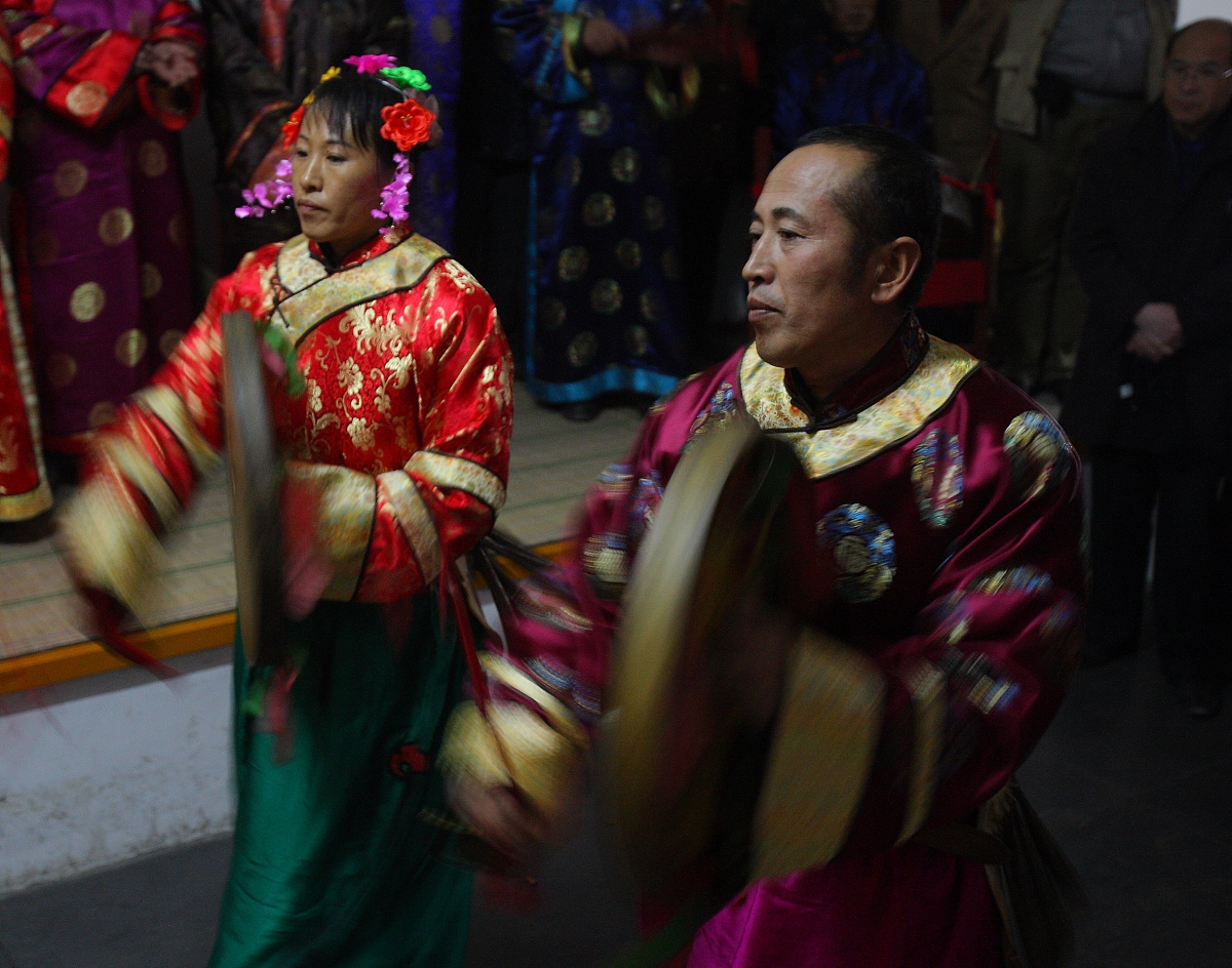 ***_***2011年1月13日,牡丹江小依兰岗村,满族祭祖,查玛跳神唱曲 (6)