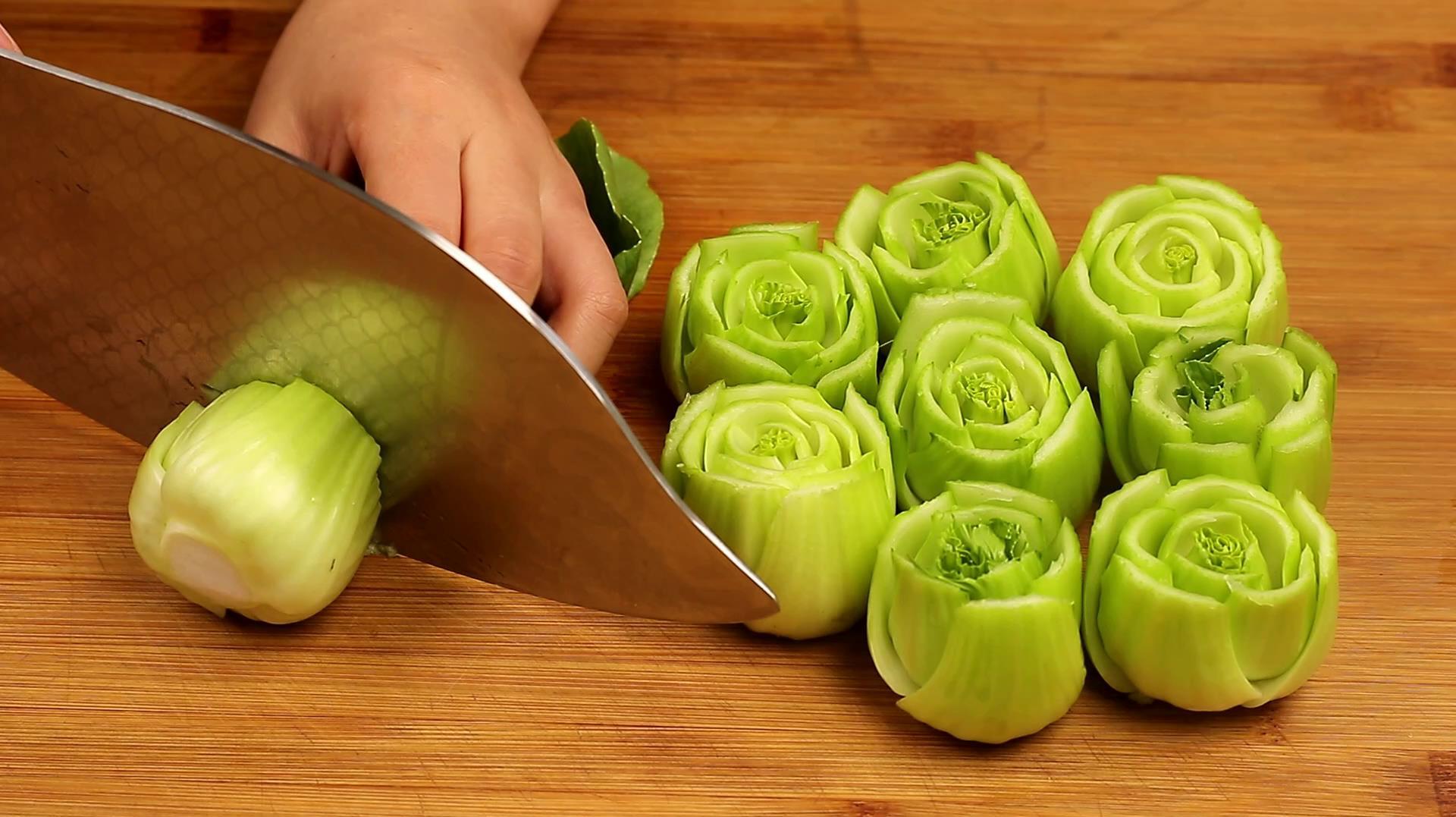 立秋后,上海青这种独特做法,是我必做的拿手菜,上桌汤汁都不剩