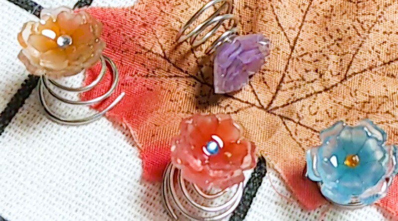 手工小花头饰,年会你就是最闪亮的星