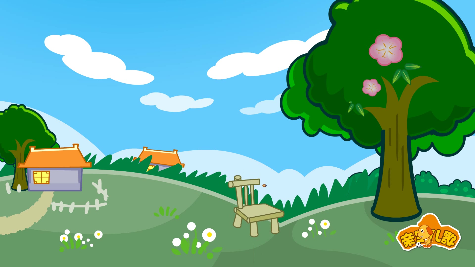 蝴蝶中文版儿歌视频 一首法国童谣歌曲