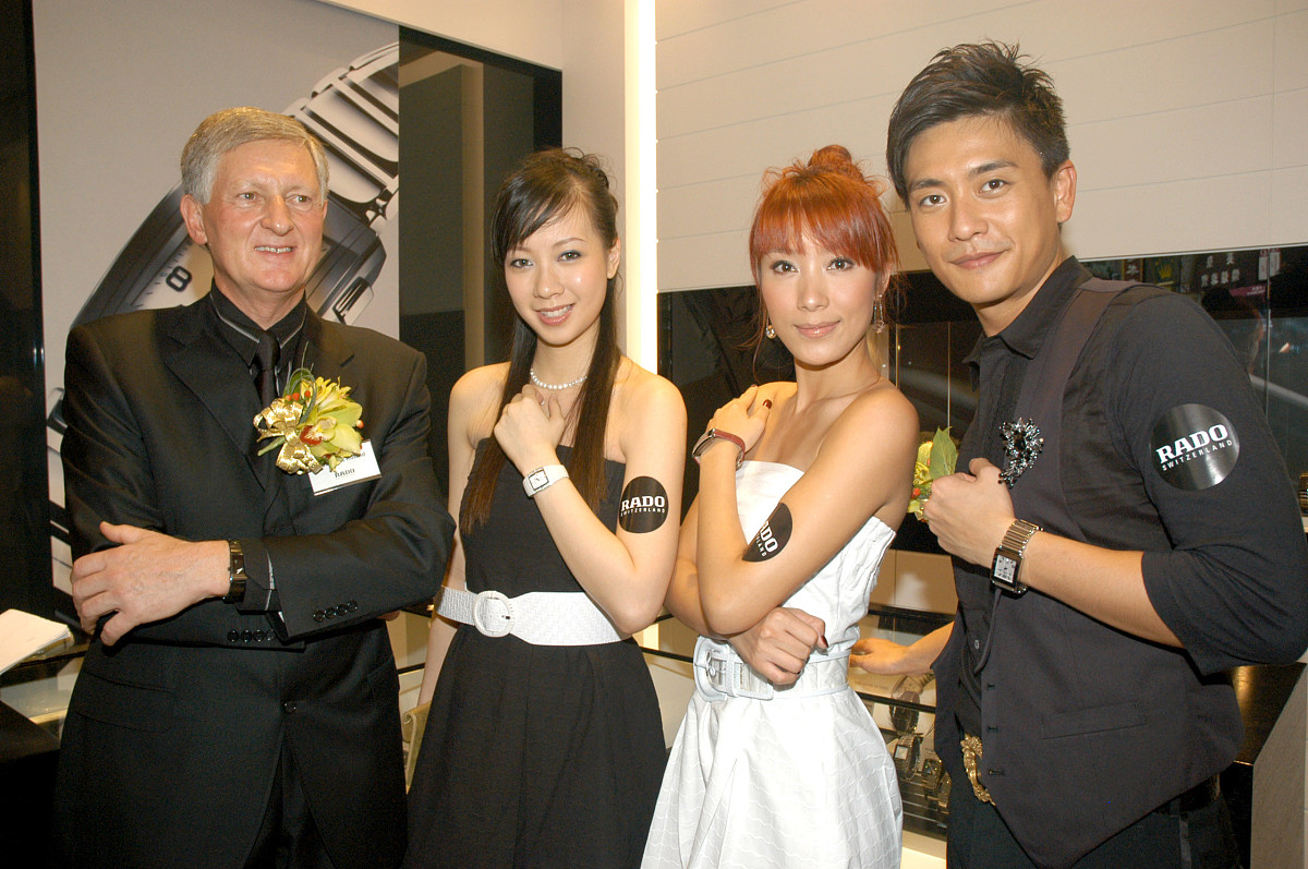 2007年6月5日,香港,黄宗泽与杨怡一同出席某牌子手表旗舰店开幕礼.+++