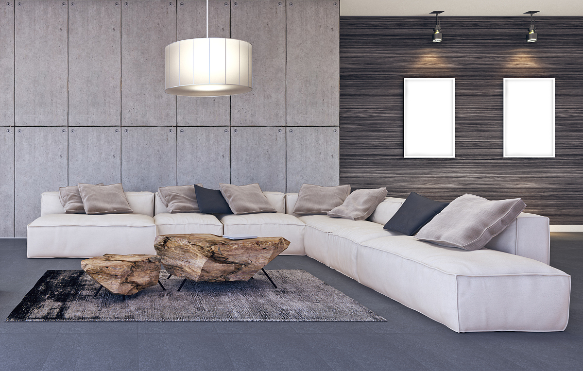 modern interior design of living room