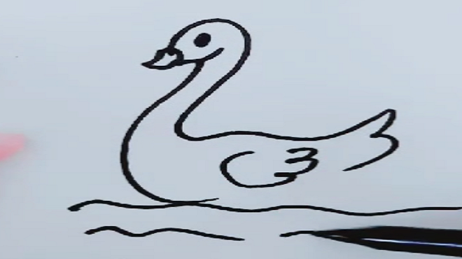 简笔画——用2画小鸭!