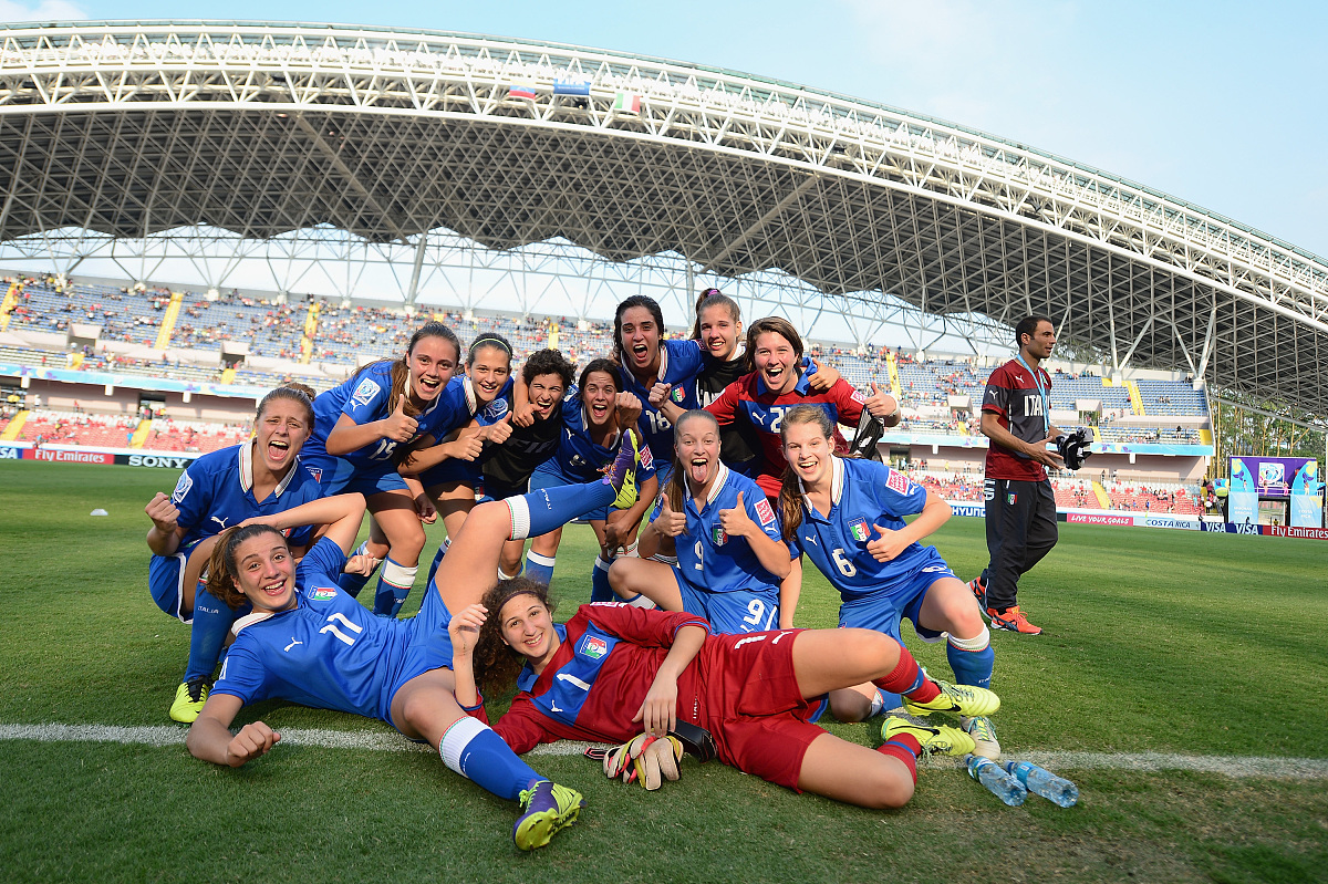 2014年4月4日,哥斯达黎加,2014u17女足世界杯季军战,委内瑞拉vs意大利