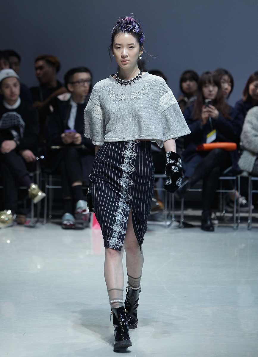 2014年3月24日讯,首尔,当地时间24日,2014首尔时装周(秋冬):steve j a