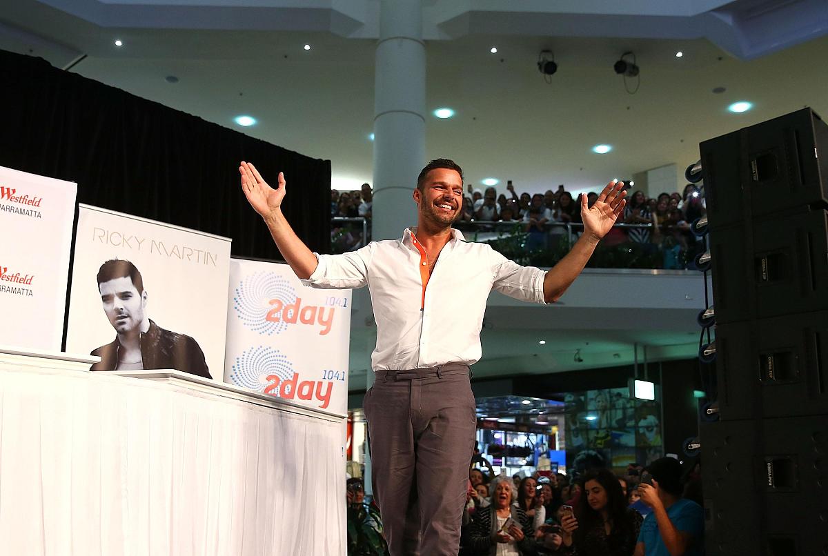 2013年5月10日讯,悉尼,当地时间5月9日,瑞奇·马丁(ricky martin)出席