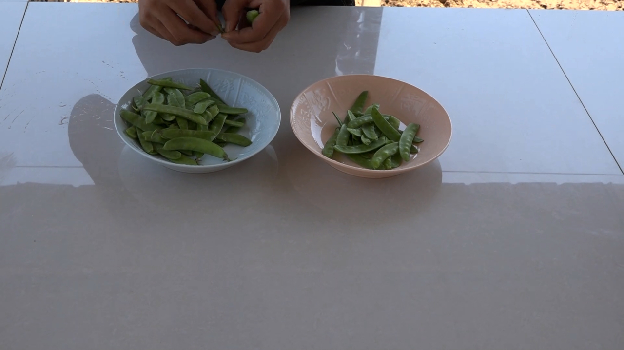 这是一个特别清淡的菜,荷兰豆炒木耳,看过之后才明白何为清淡