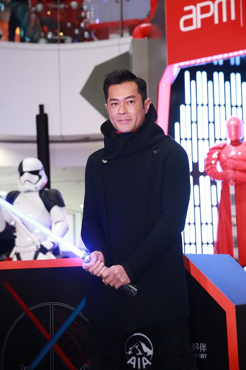 2017年12月13日,香港,电影《星球大战:最后绝地武士》举行首映礼.***_