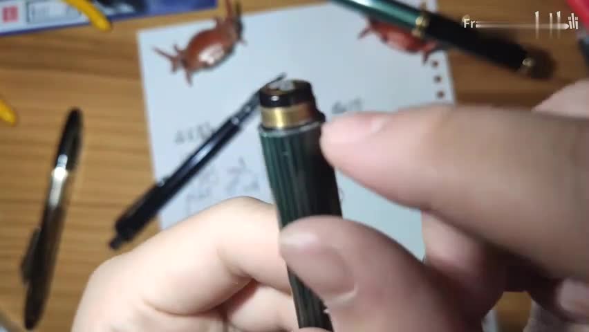 活动作品派克首席&百利金M800对笔开箱