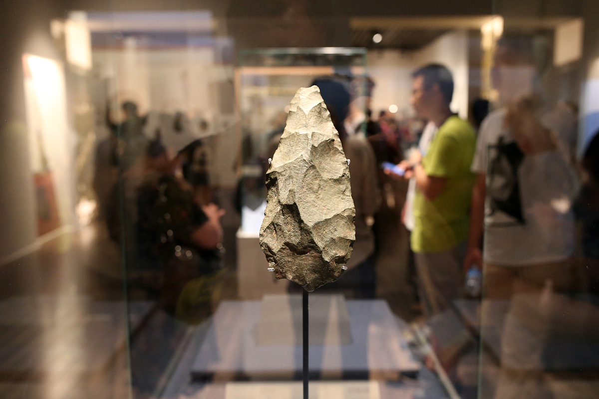 2017年7月5日,上海,"大英博物馆百物展:浓缩的世界史"在上海博物馆举