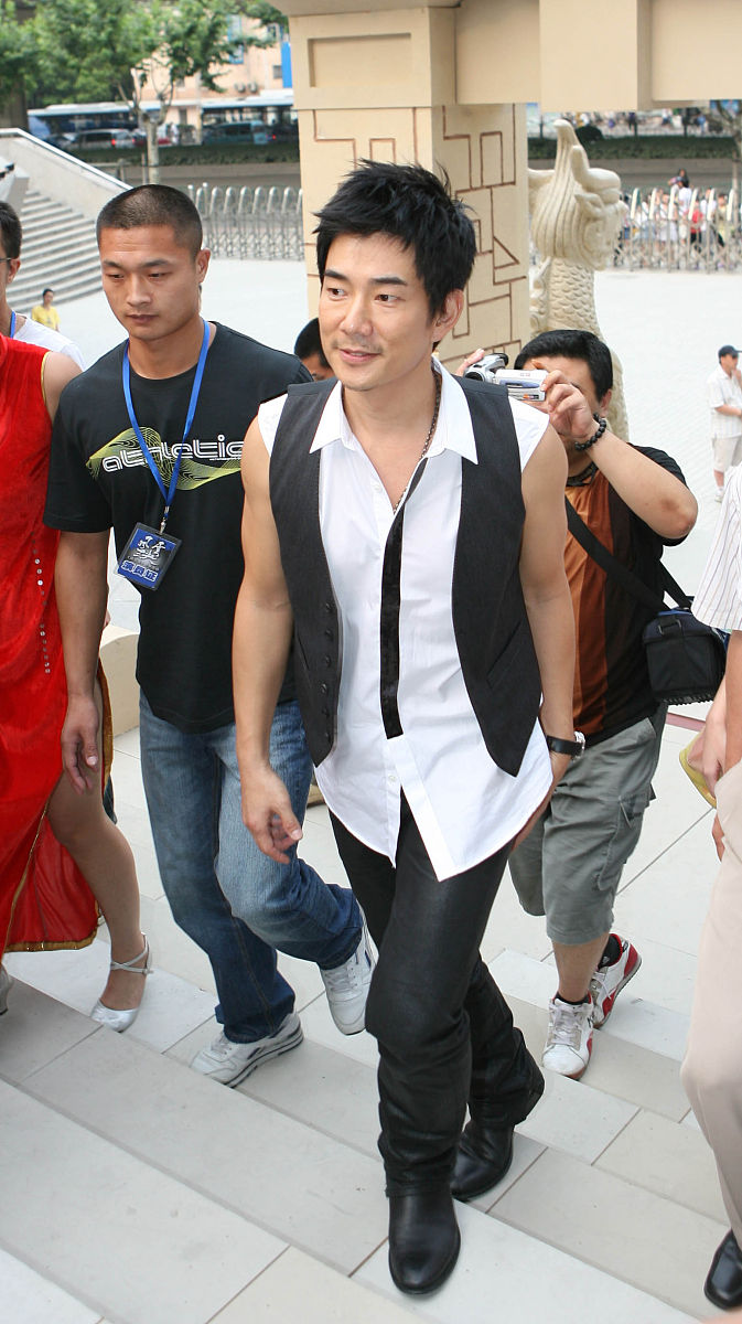 2008年7月16日,上海,动画电影《风云决》上海举办全球首映典礼.任贤齐