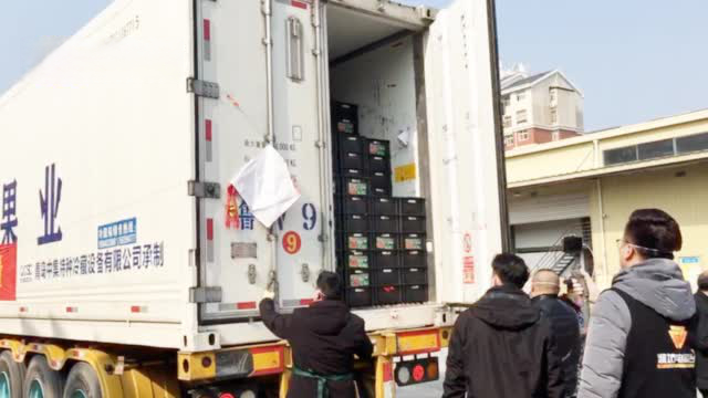 【寿光捐赠350吨蔬菜抵达武汉 感谢寿光人民!】1月29日,湖北武汉,山东潍坊寿光捐赠的3