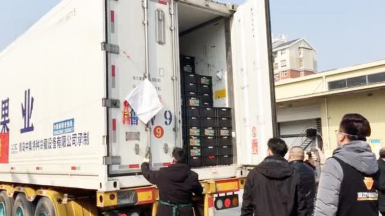 【感谢寿光人民!寿光捐赠350吨蔬菜抵达武汉,今儿晚上就能吃到】1月29日,山东潍坊寿光捐