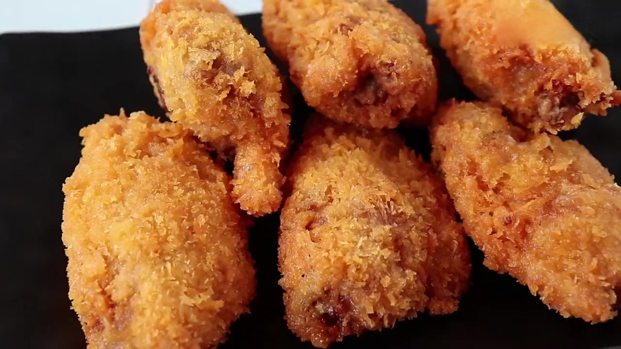 香酥炸鸡翅,这样做太好吃了 