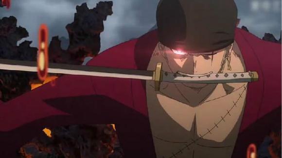 索隆打女人了!三刀流索隆VS倒退果实能力者艾因