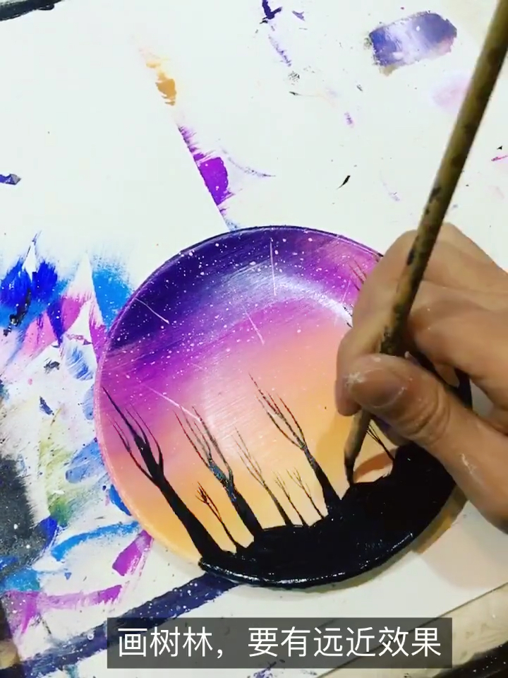 一学就会的盘子画