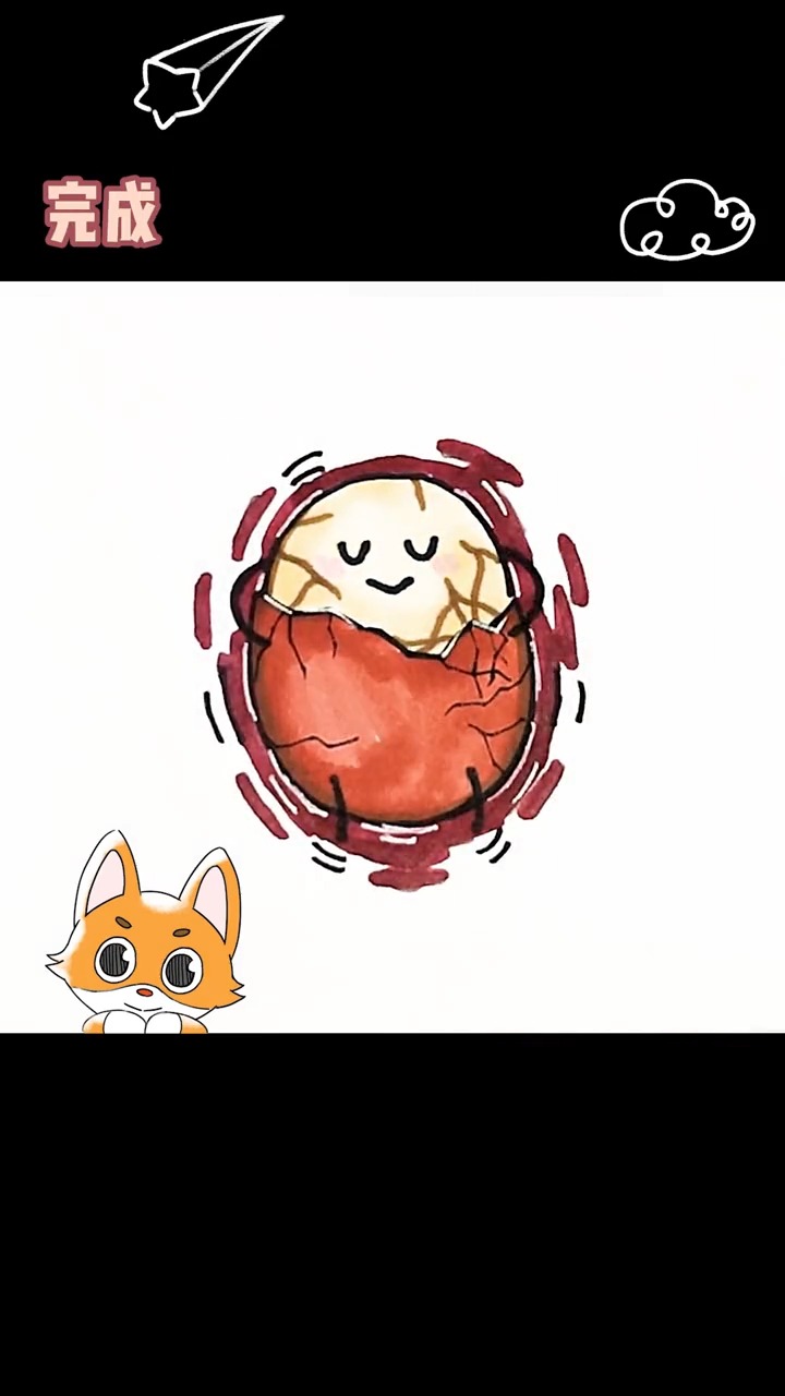茶叶蛋简笔画