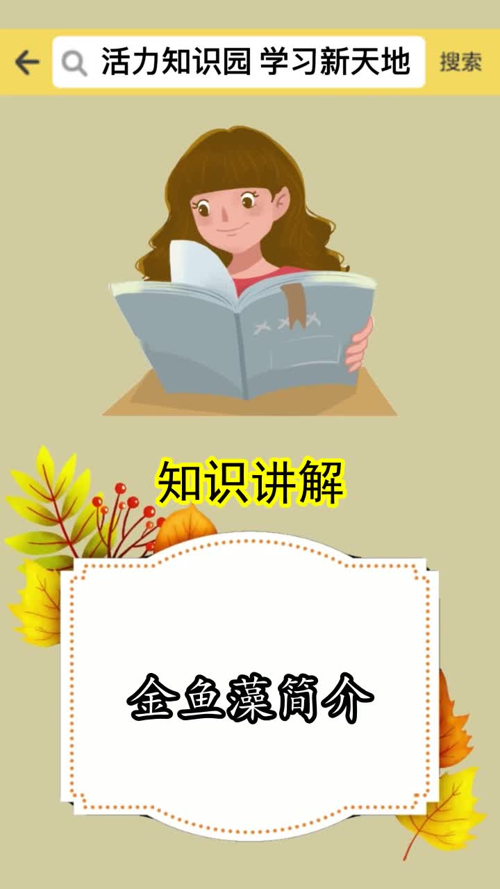 金鱼藻简介,你看懂了吗