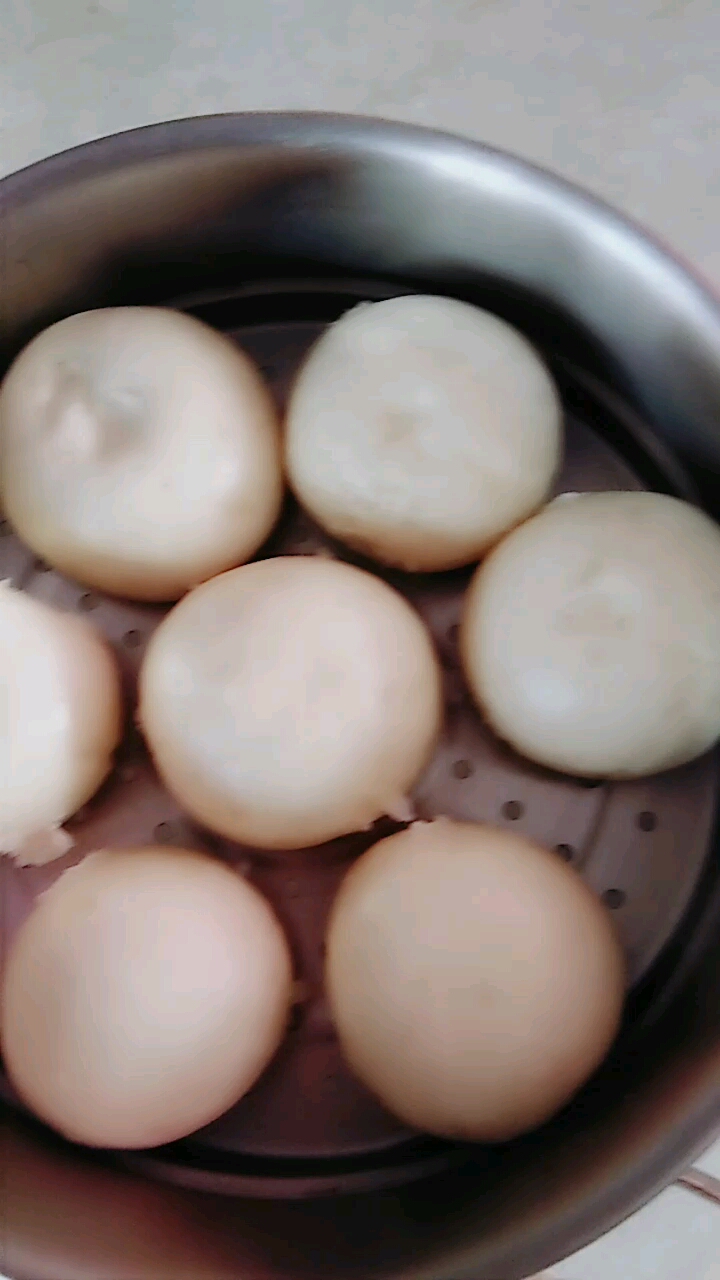 第一次蒸馒头,还不错
