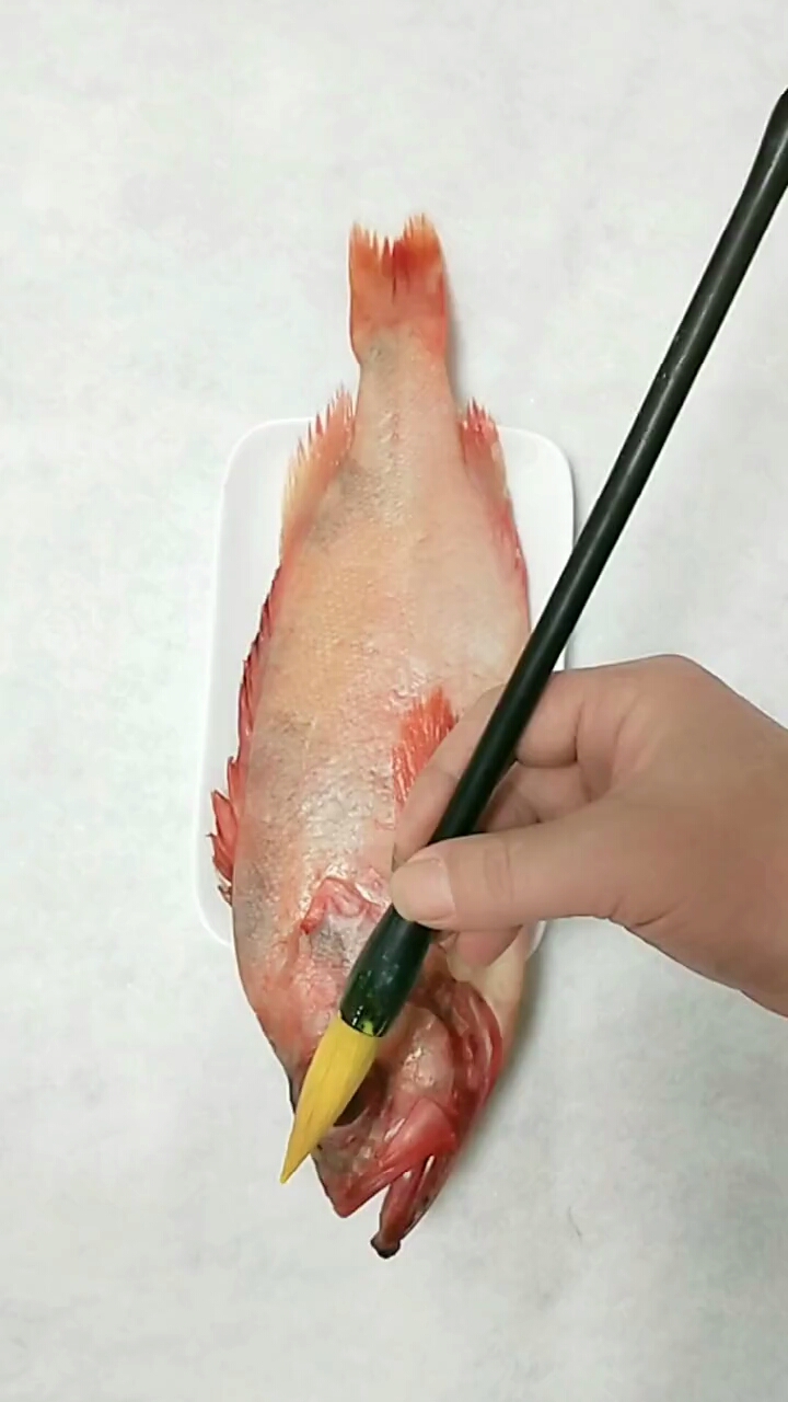 #我要上热门#红鱼画活了