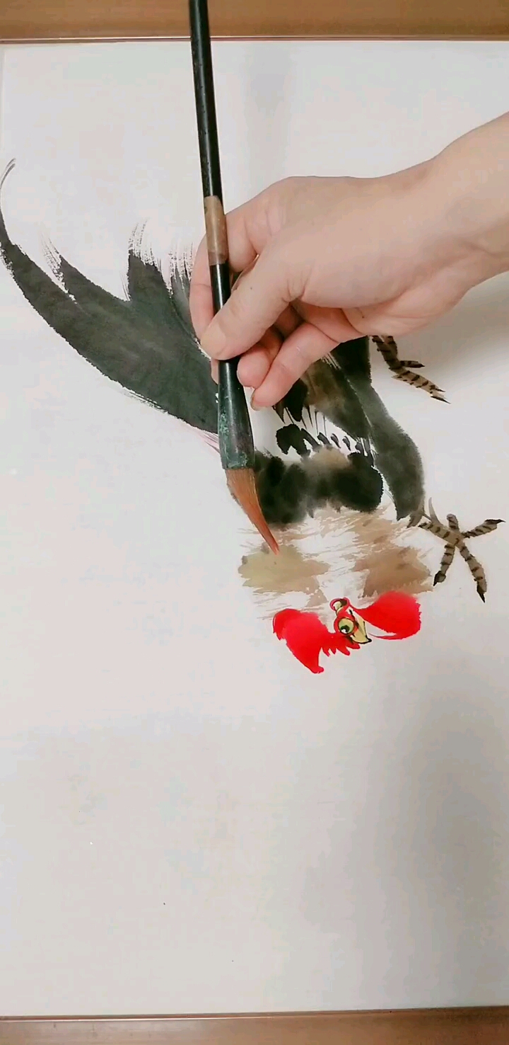 #我要上热门#吉祥如意的大公鸡画法