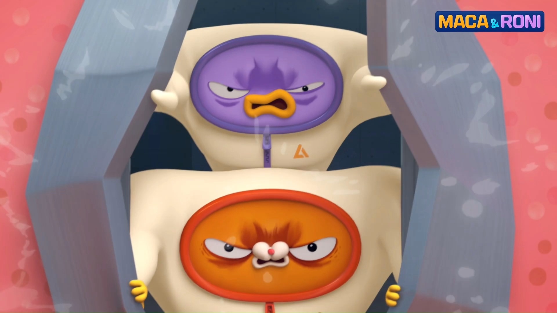 #动漫#大猫跟企鹅，为了进入零食屋，居然变成肌肉男？