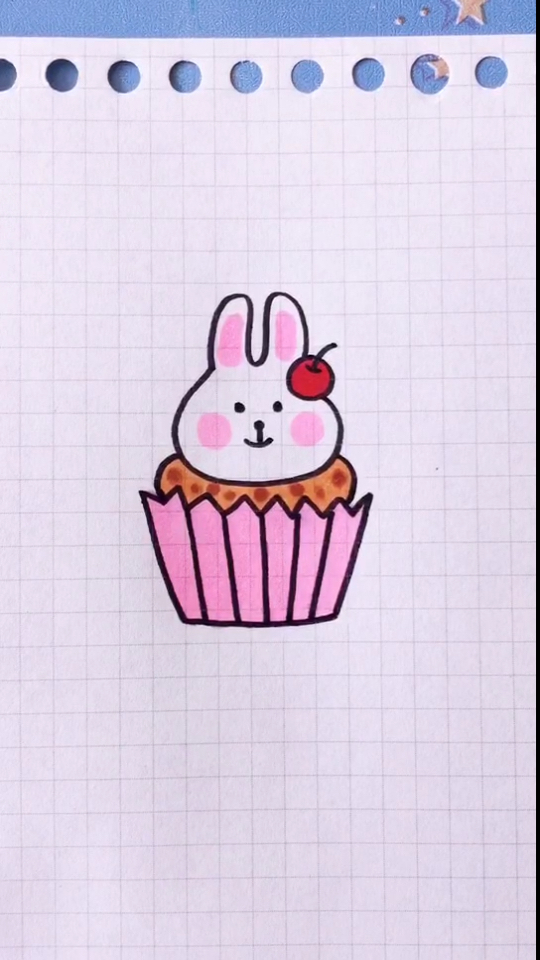 #简笔画#纸杯蛋糕