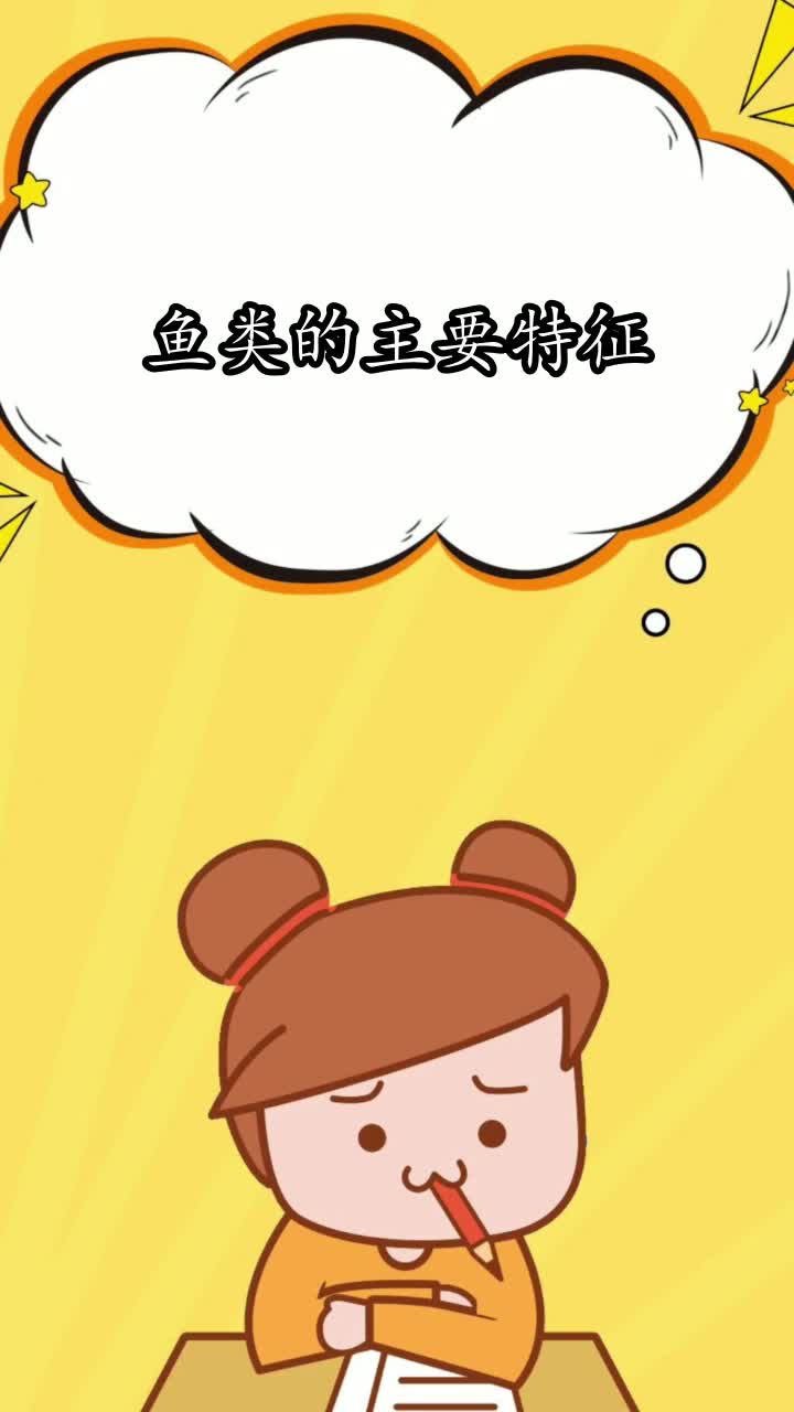 鱼类的主要特征,你知道了吗