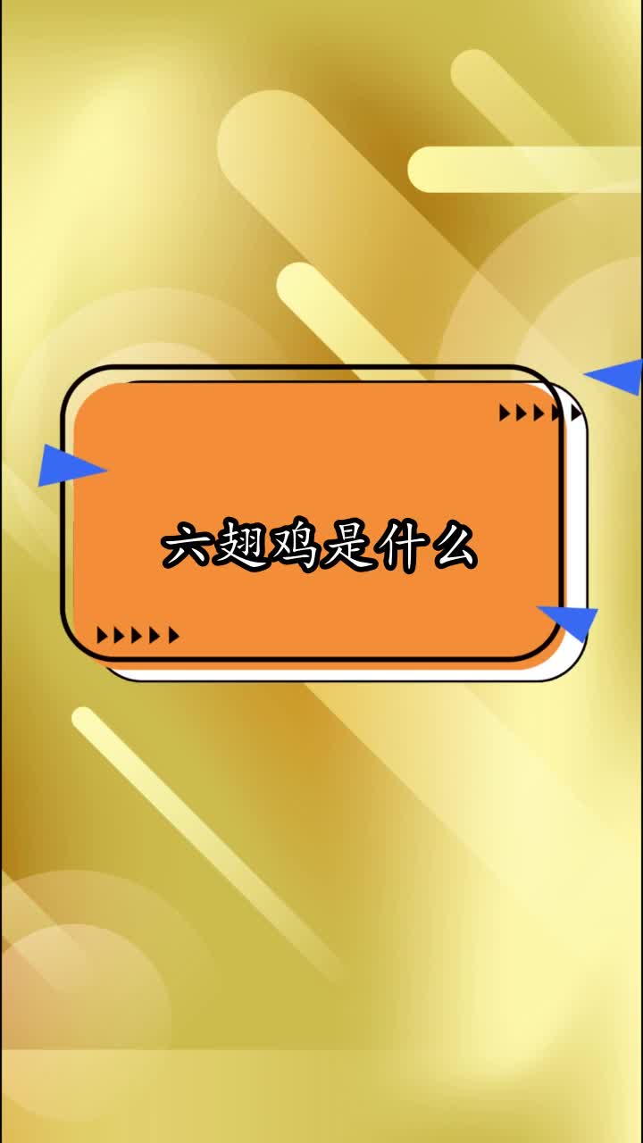 六翅鸡是什么,你看懂了吗