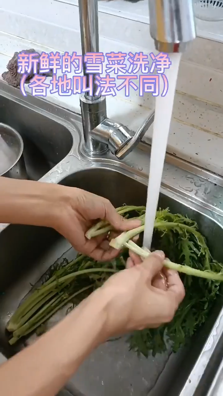 雪里红菜的做法步骤