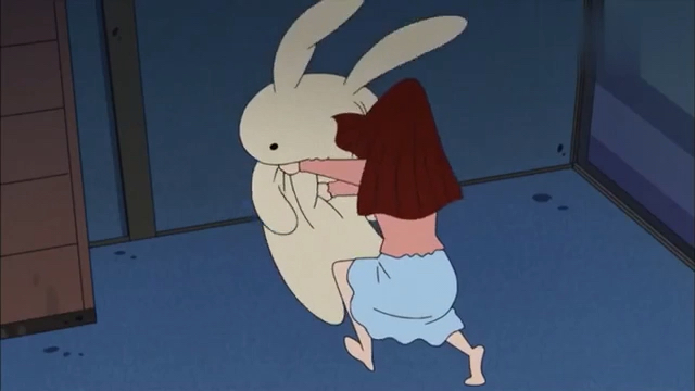 #蜡笔小新#蜡笔小新:在妮妮家吃寿喜烧哦