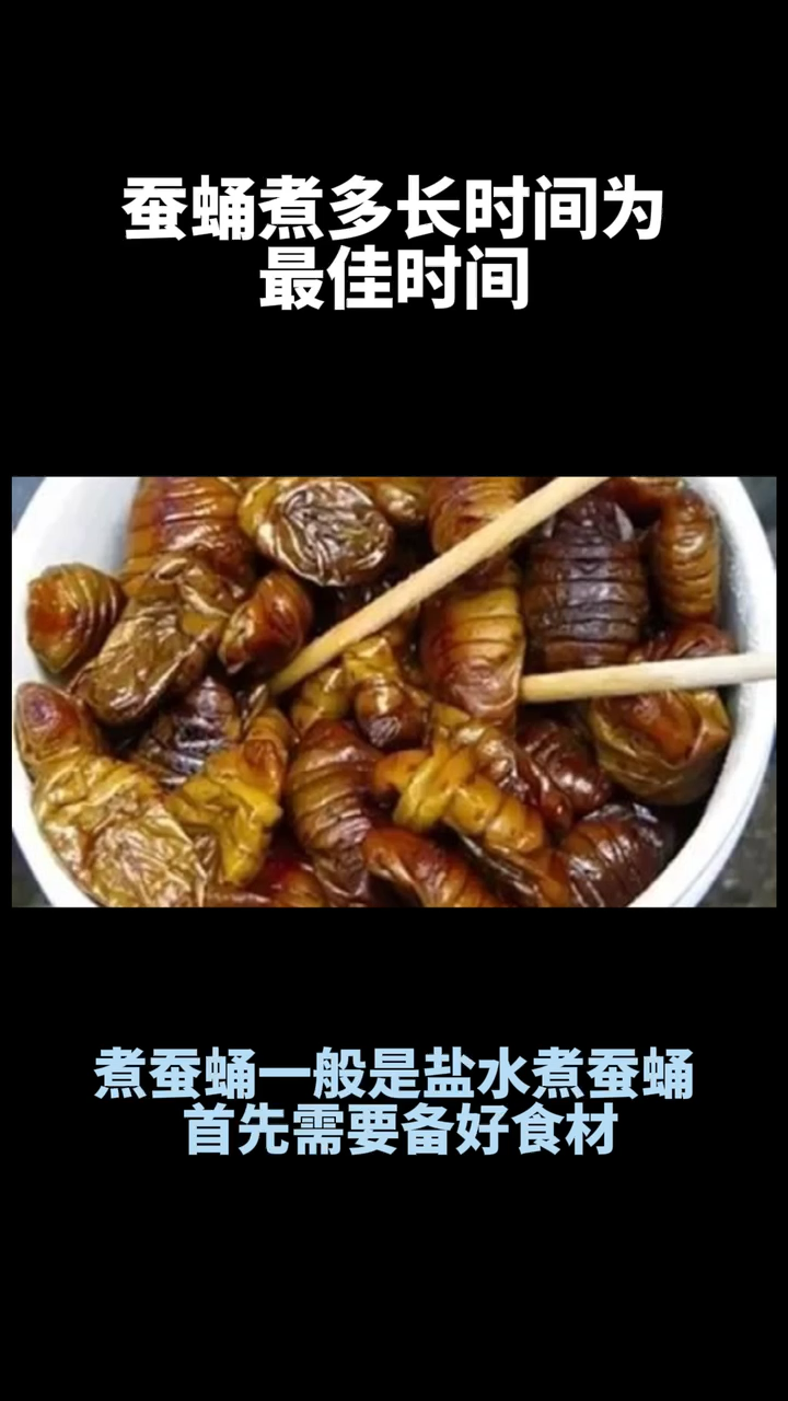 蚕蛹煮多长时间为最佳时间