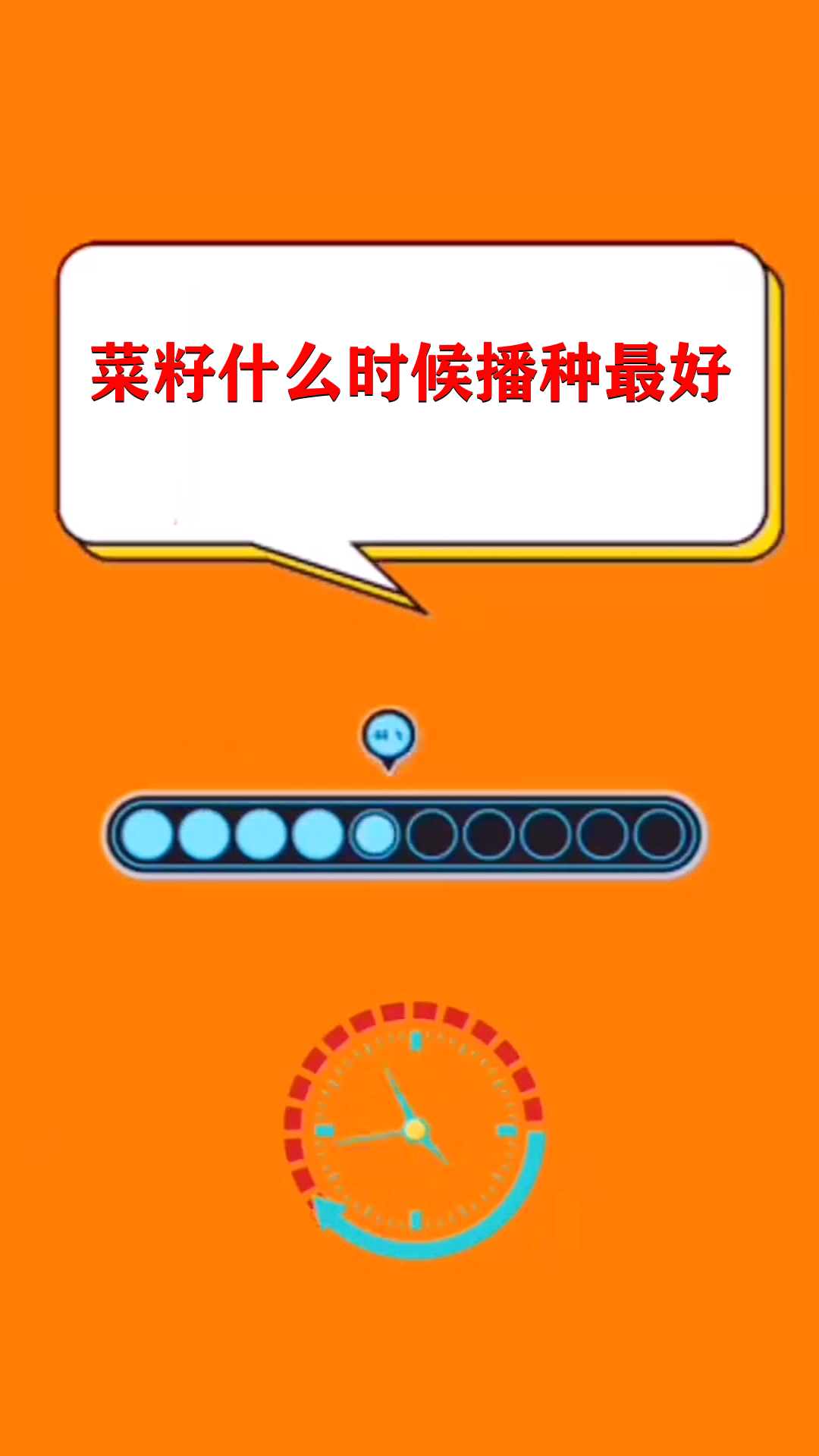 菜籽什么时候播种最好 