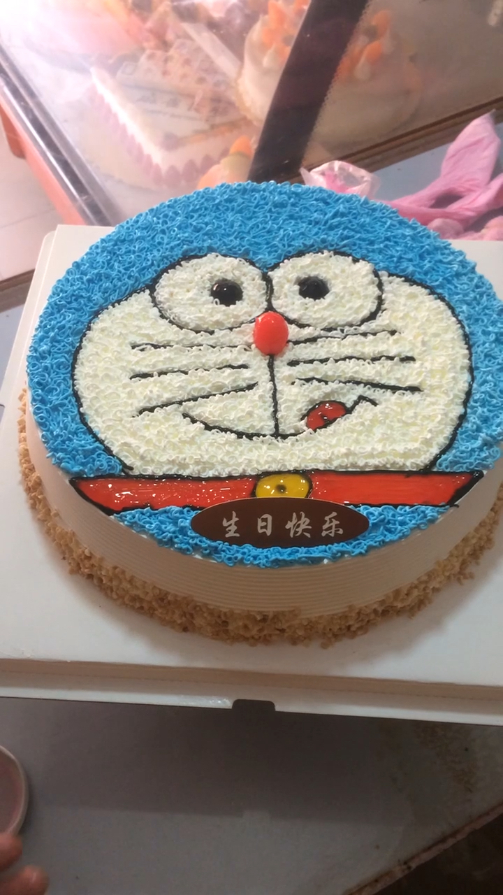 好可爱的哆啦A梦蛋糕,喜欢的双击加关注呗