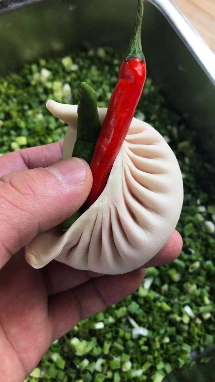 月牙饺子包法
