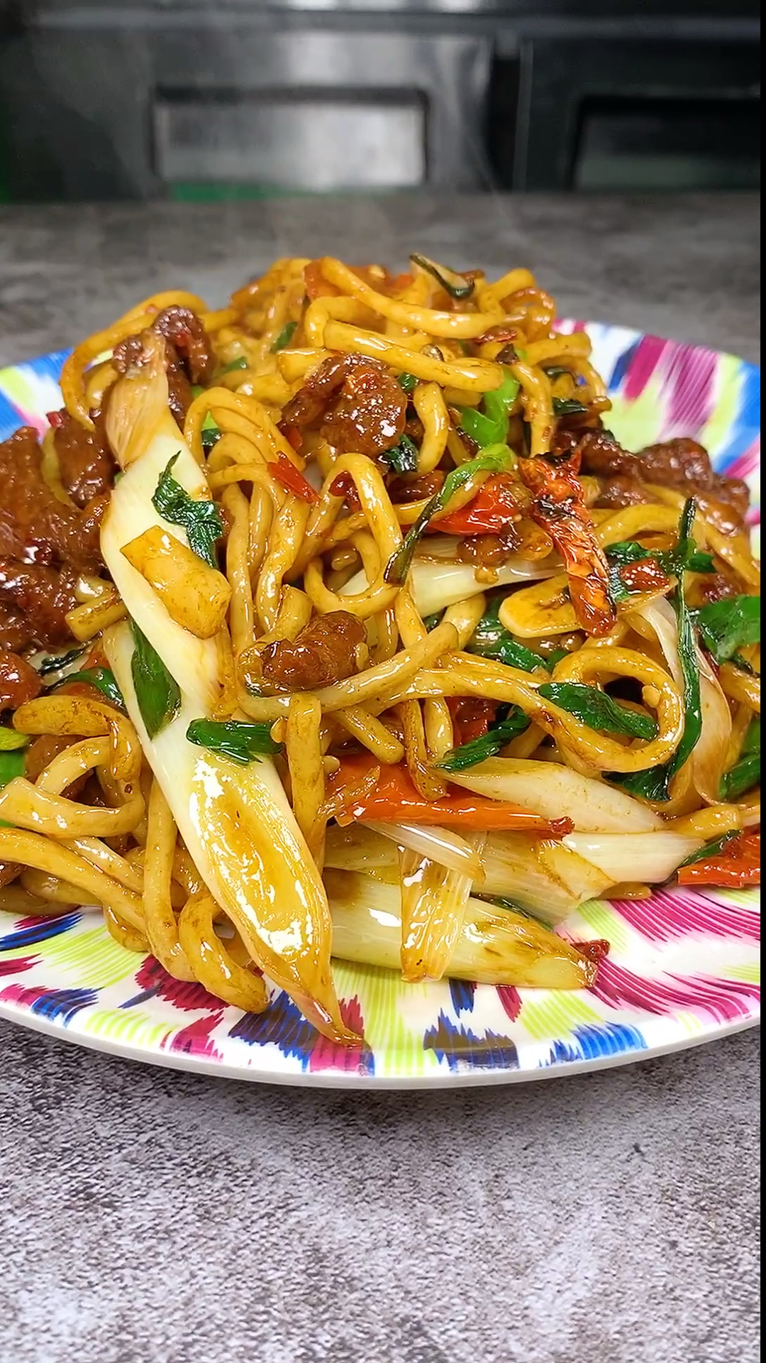 #家乡特色美食#正宗的新疆美食干煸炒面