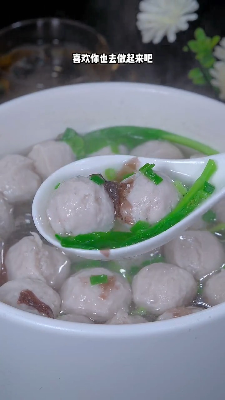 瘦肉丸这样做,简单又好吃# 瘦肉丸