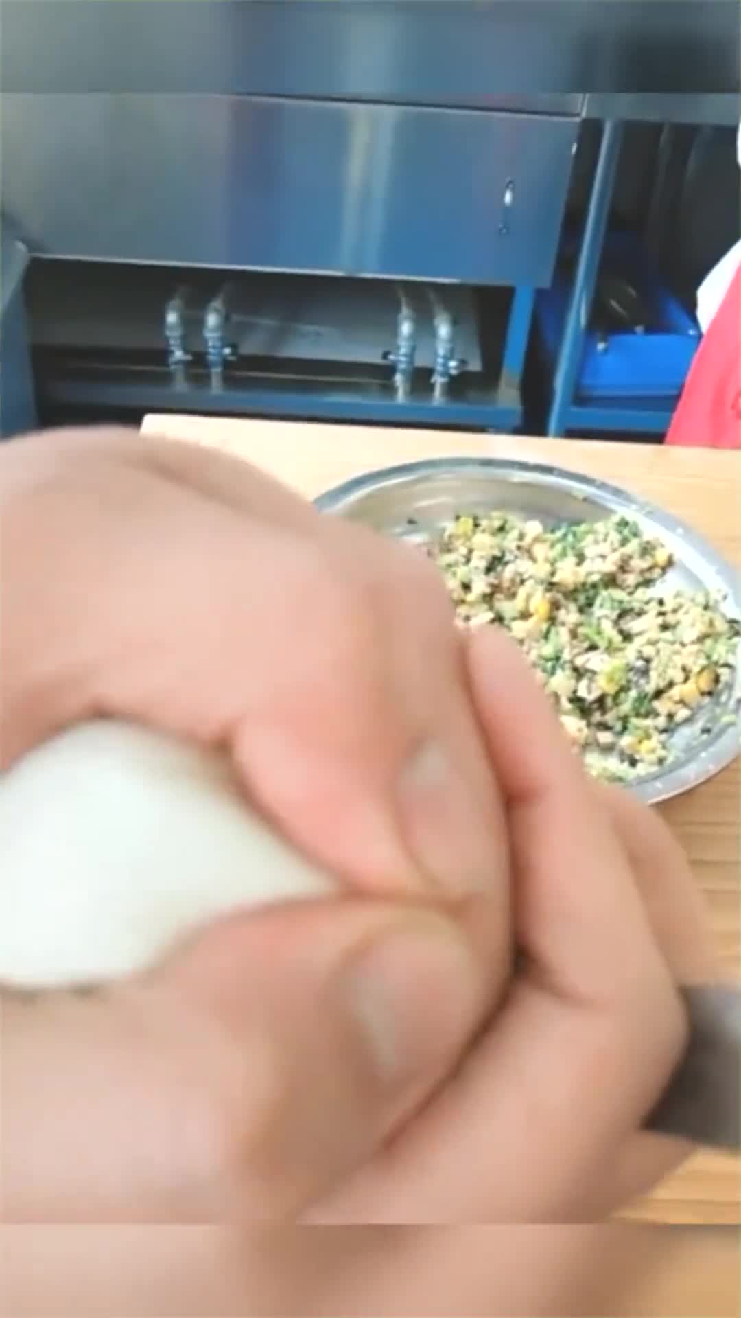 实拍老师傅在家包饺子,几秒包一个不露馅,又快又麻利,记住了