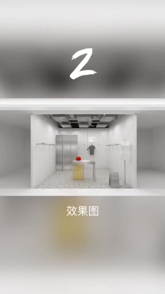 分享个小店铺细品女装店服装实体店空间设计装修案例软装陈列服装
