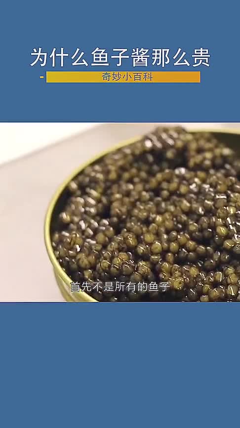 鱼子酱为什么这么贵,被喻为黑色黄金,原来是这个原因