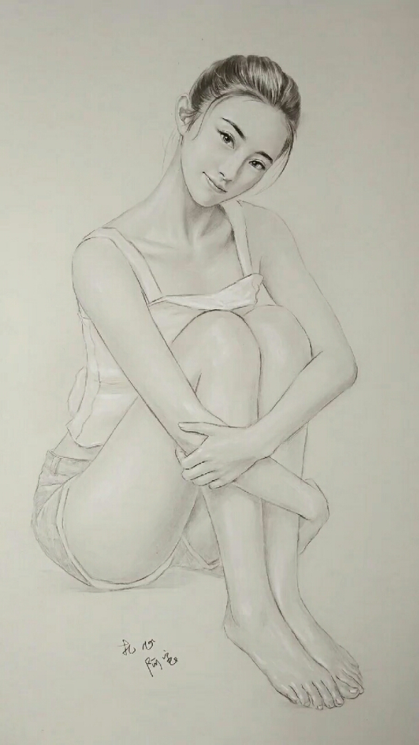 铅笔黑白画