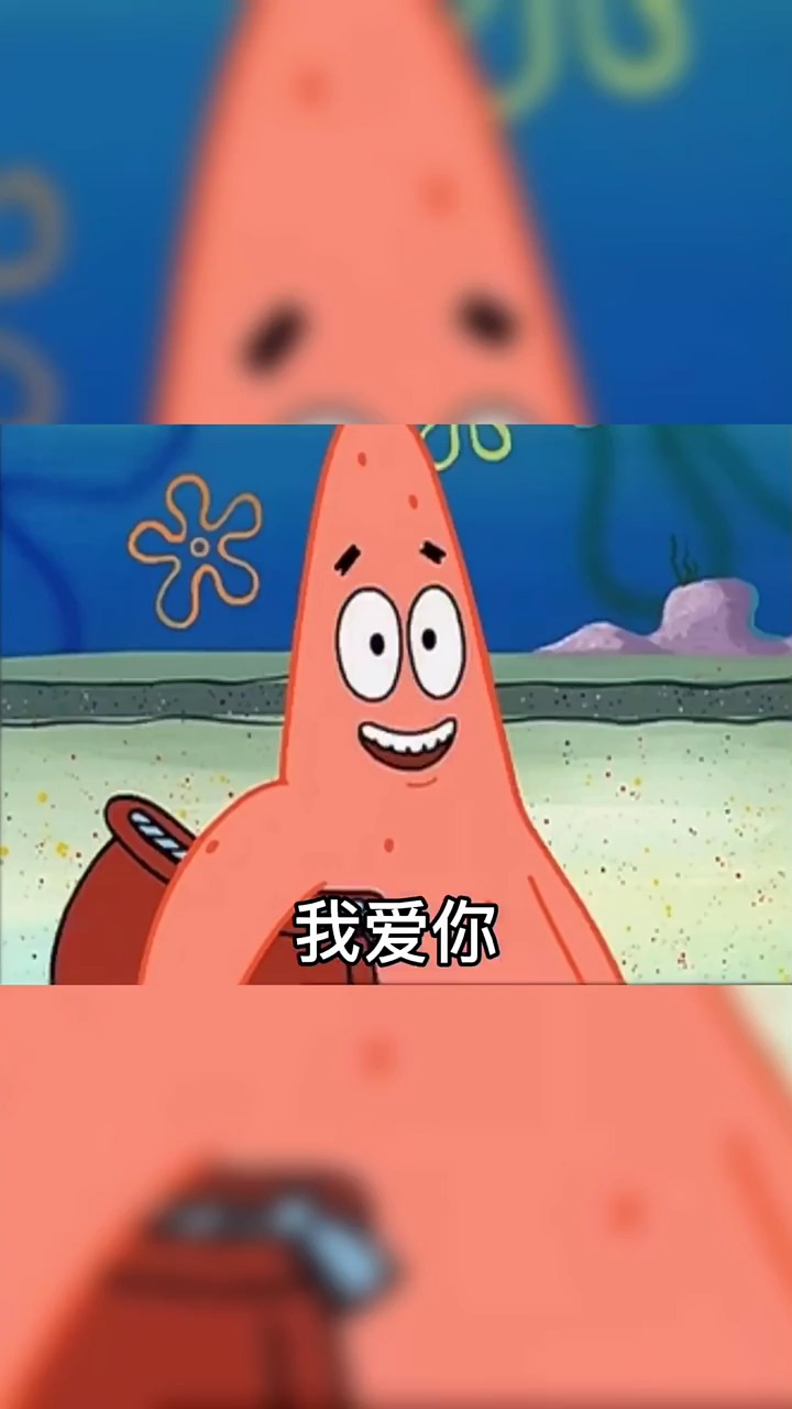 #动画##海绵宝宝#派大星:我爱你!
