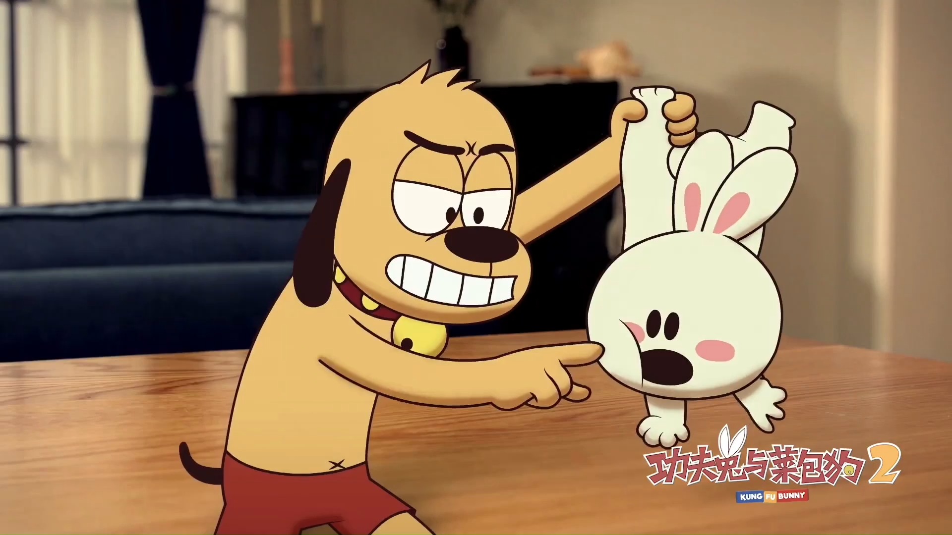 #动漫#菜包狗惹哭兔宝宝,居然被主人变成妈妈,这也太可怜了