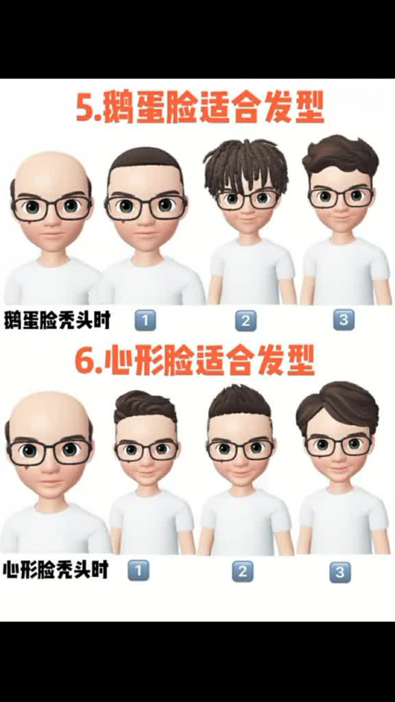 男生脸型对与发型改造一下帅气一年