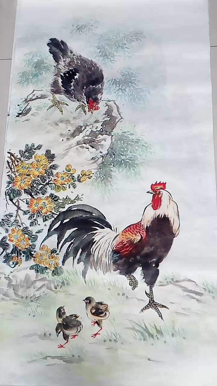 简笔水墨画