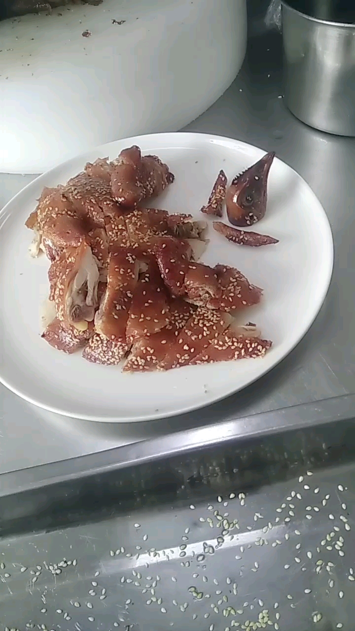芝麻脆皮鸡。。
